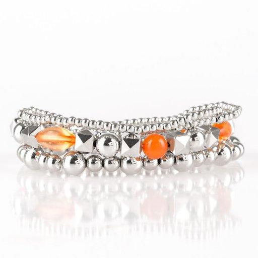 Babe-alicious - Orange Bracelet