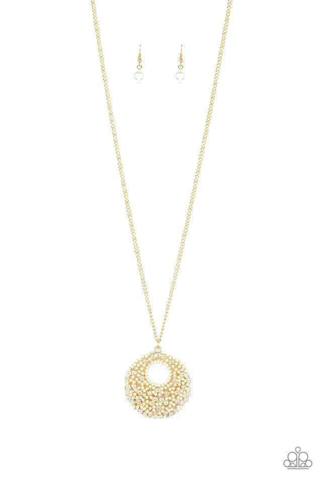 ~ Pearl Panache - Gold necklace