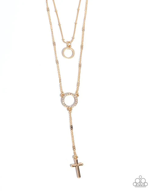 ~ Faithfully Fierce - Gold necklace