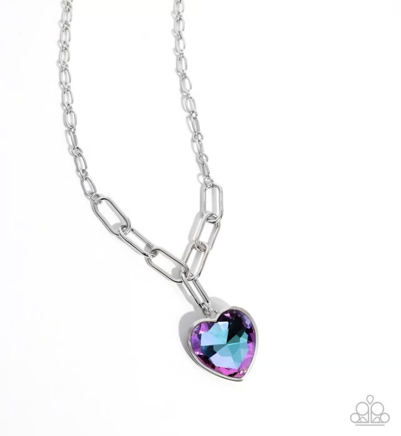 Haute Heart - Purple Necklace