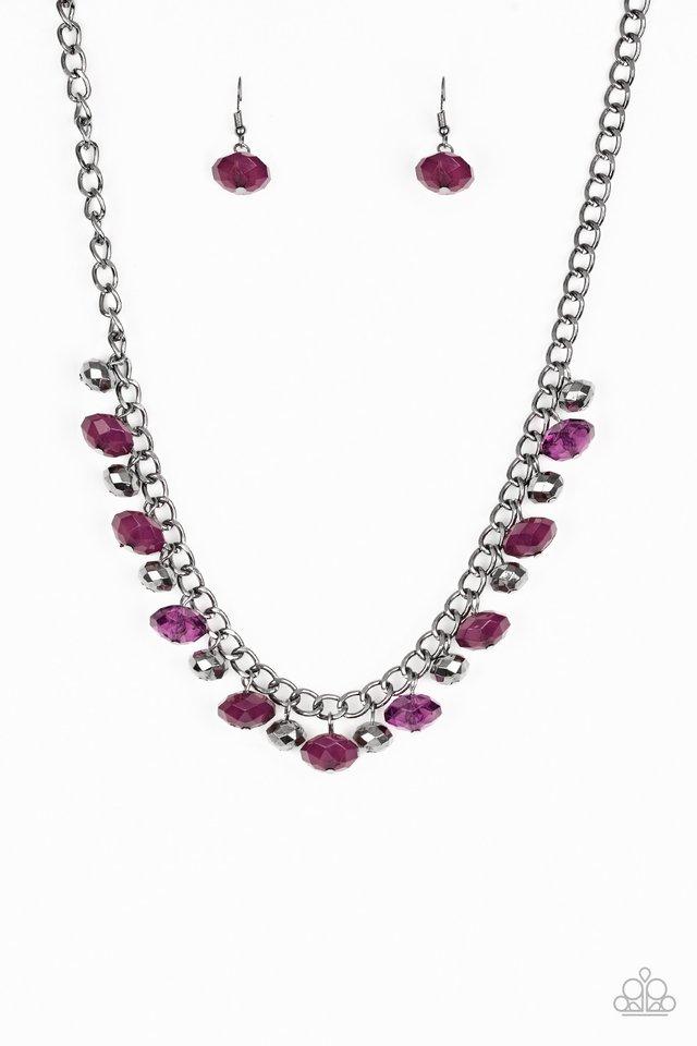 Necklace ~ Runway Rebel - Purple