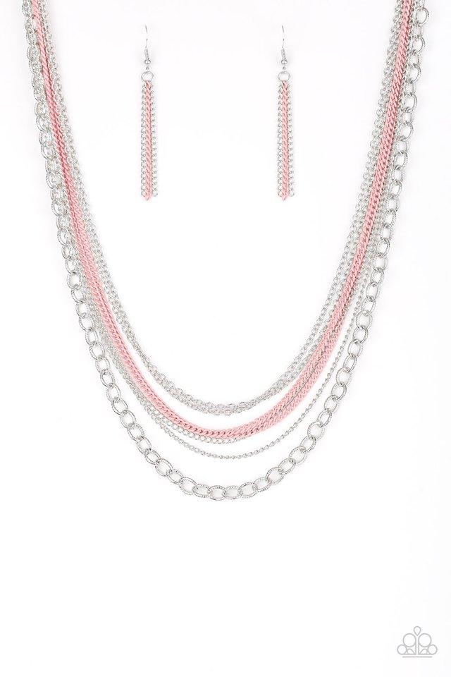 Necklace ~ Intensely Industrial - Pink