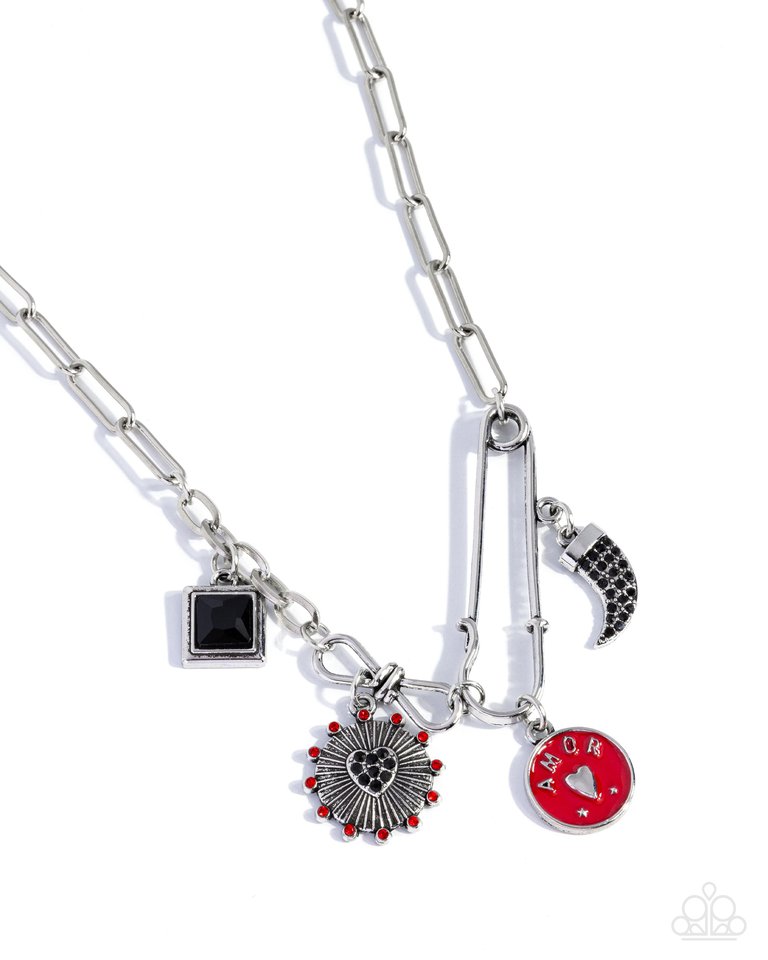 Necklace ~ Trendy Trinket - Red