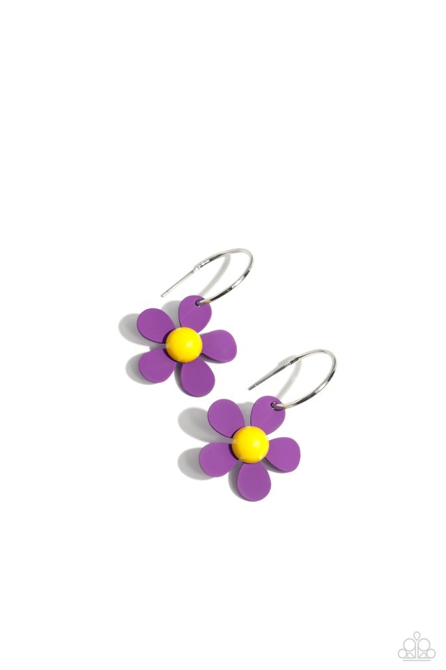 Earring ~ More FLOWER To You! - Purple