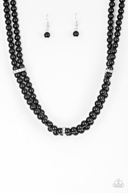 Put On Your Party Dress - Black ♥ Necklace