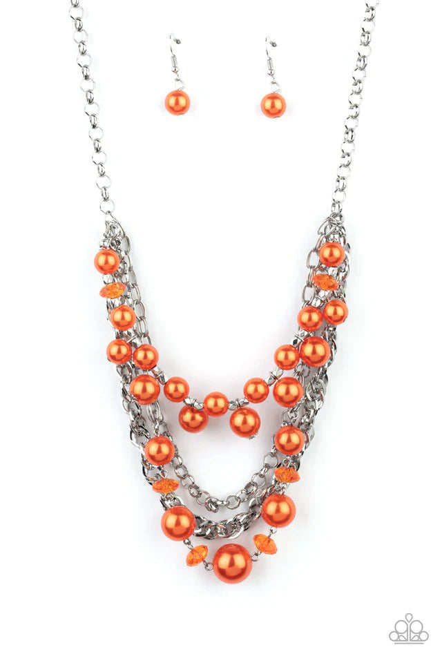 Rockin Rockette - Orange Neckalce
