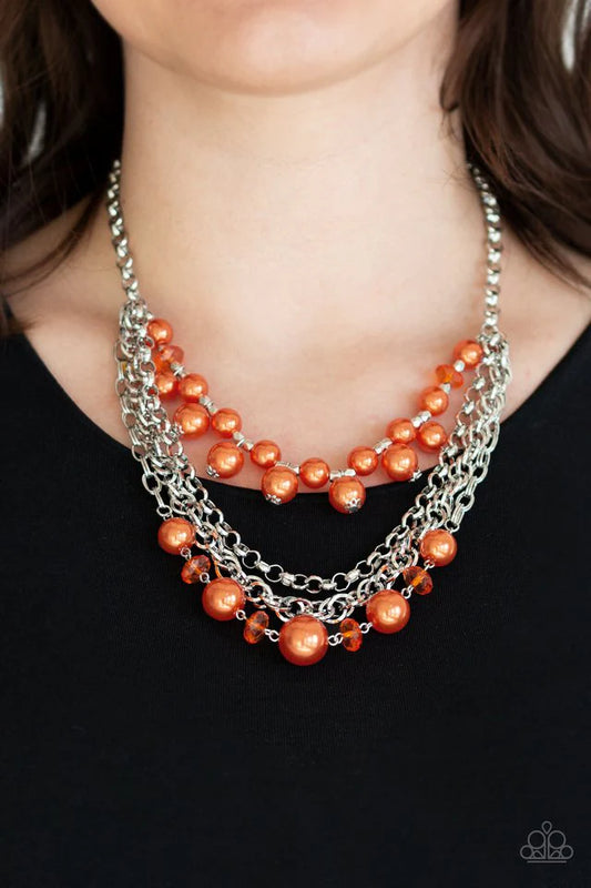 Rockin Rockette - Orange Neckalce