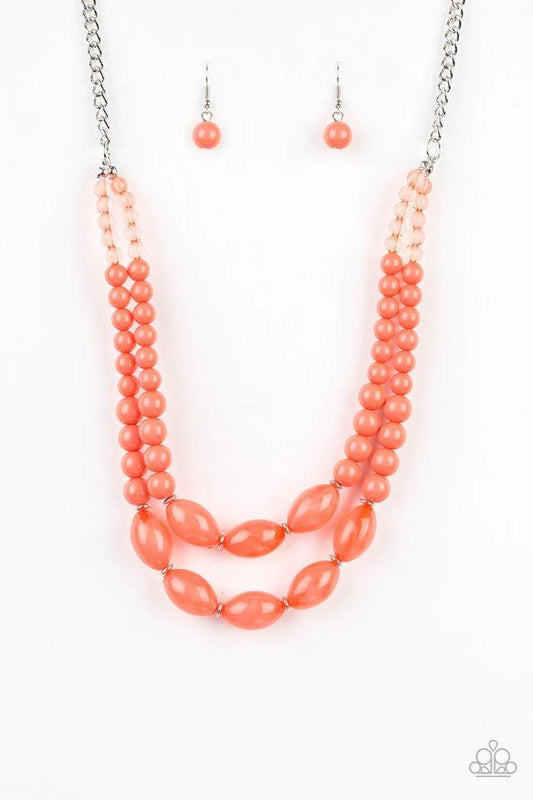 ~ Sundae Shoppe - Orange necklace