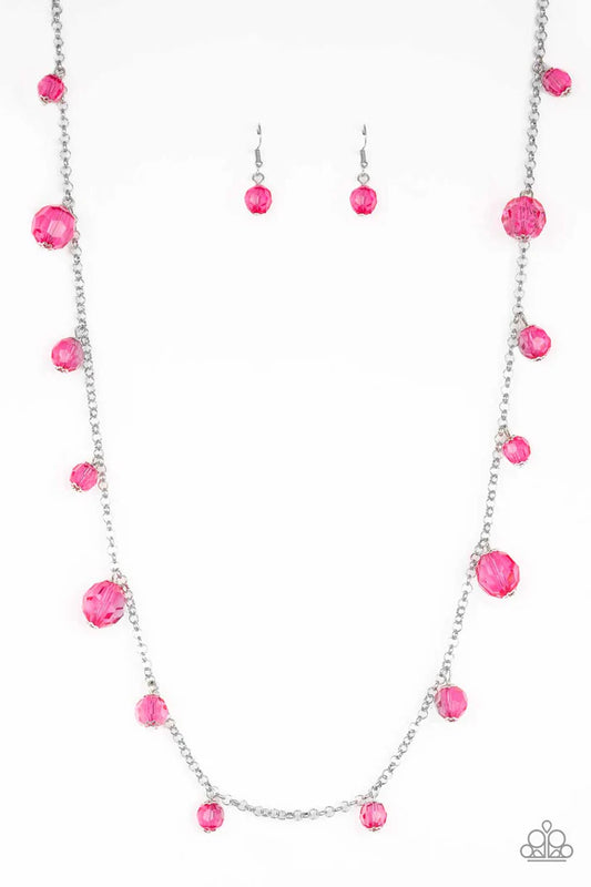 ~ GLOW-Rider - Pink Necklace
