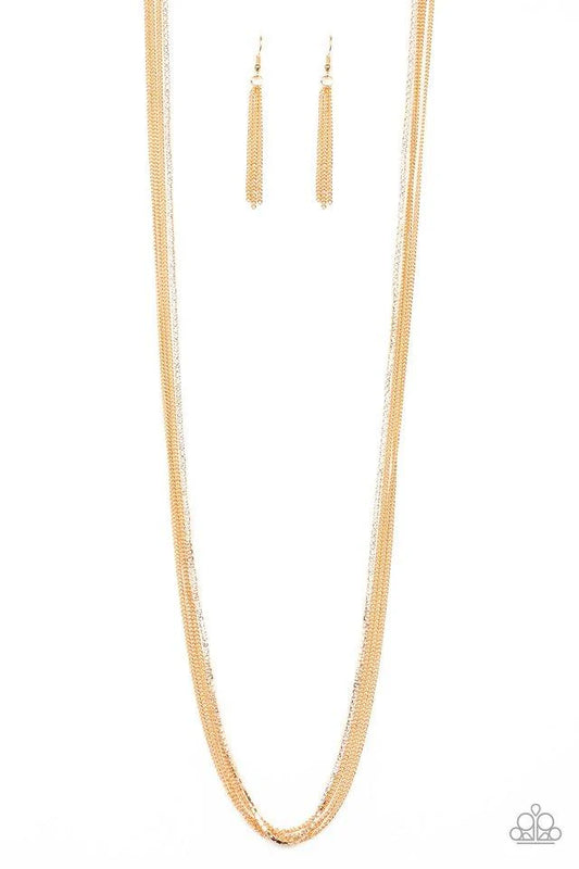 ~ SLEEK and Destroy - Gold necklace
