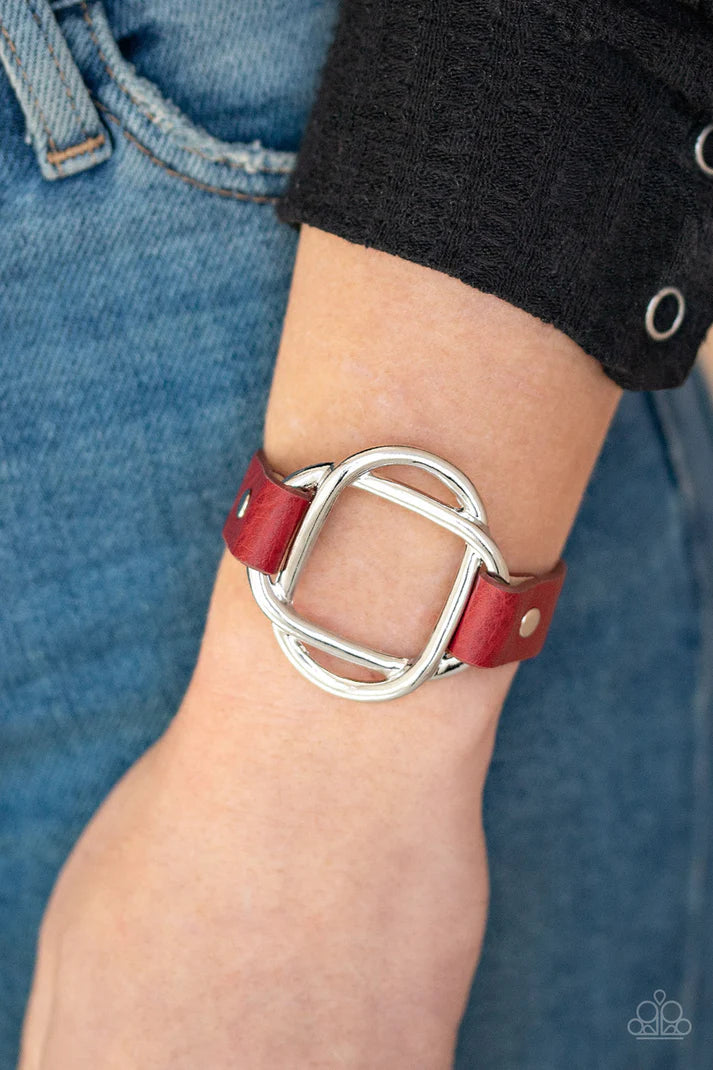 Nautically Knotted - Red necklace