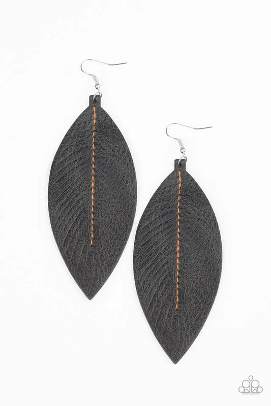 Naturally Beautiful - Black Earring