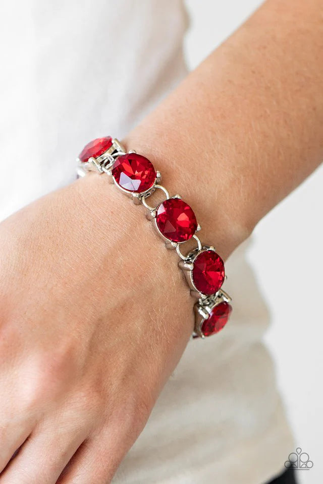 Mind Your Manners - Red Necklace