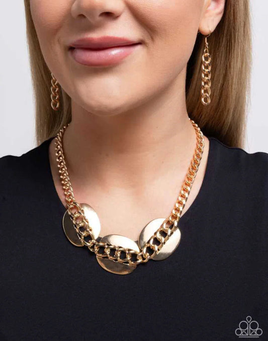 Solid Skillset” Gold Necklace