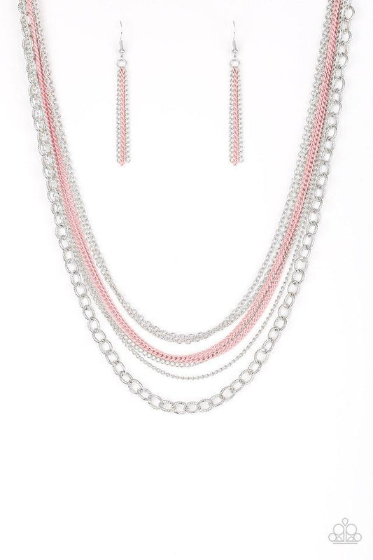 Necklace ~ Intensely Industrial - Pink