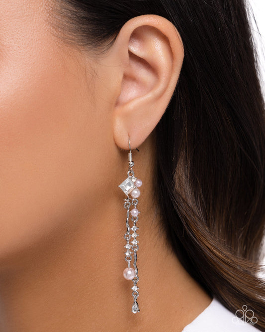 Glowing Gamut - Pink Earring