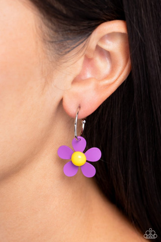 Earring ~ More FLOWER To You! - Purple