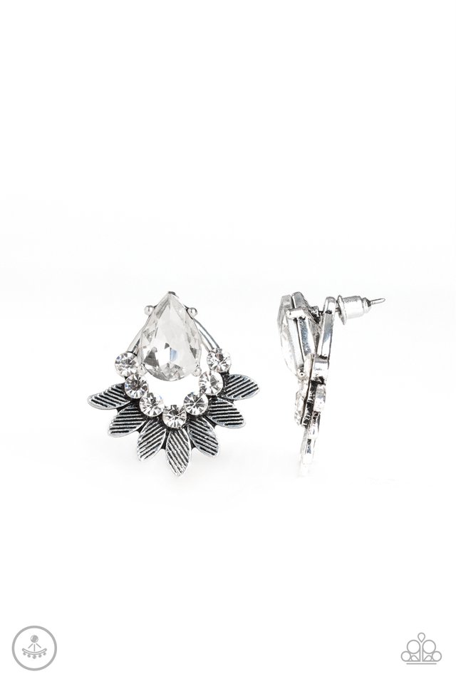 Earring ~ Crystal Canopy - White