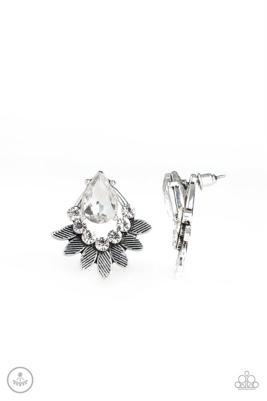 Earring ~ Crystal Canopy - White