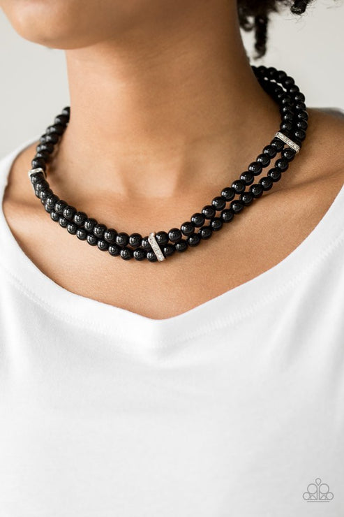 Put On Your Party Dress - Black ♥ Necklace