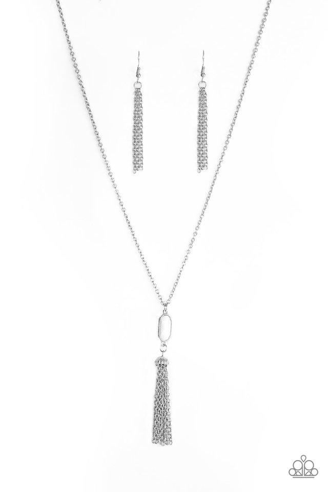Necklace ~ Tassel Tease - White