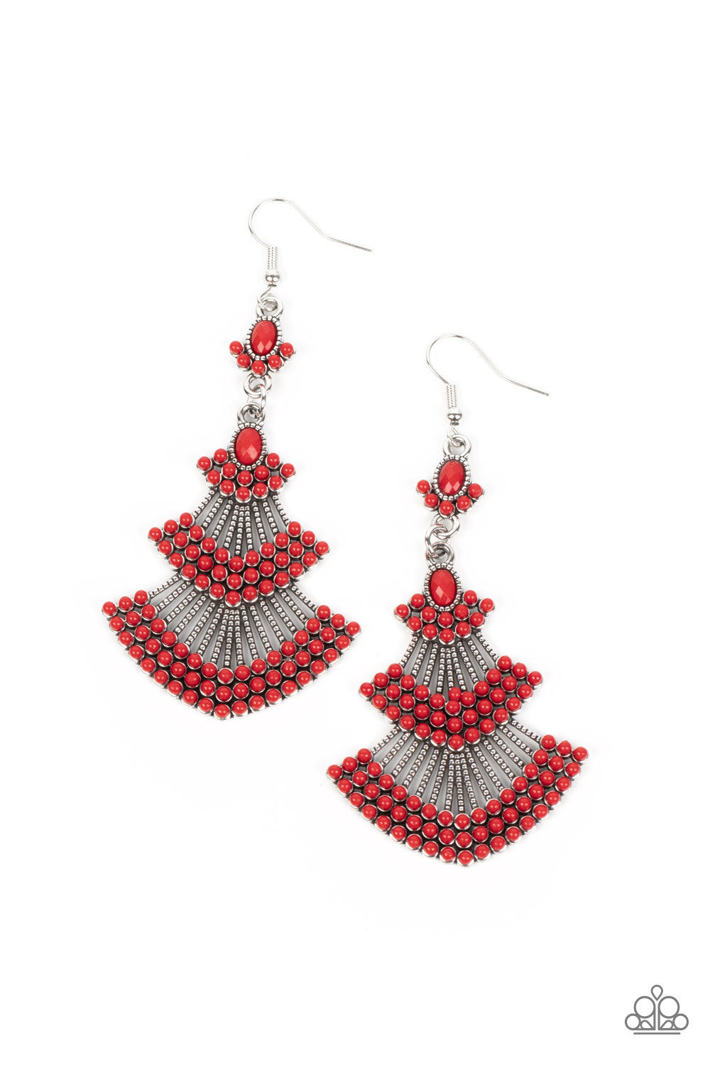 ♥ Eastern Expression - Red ♥ Earrings