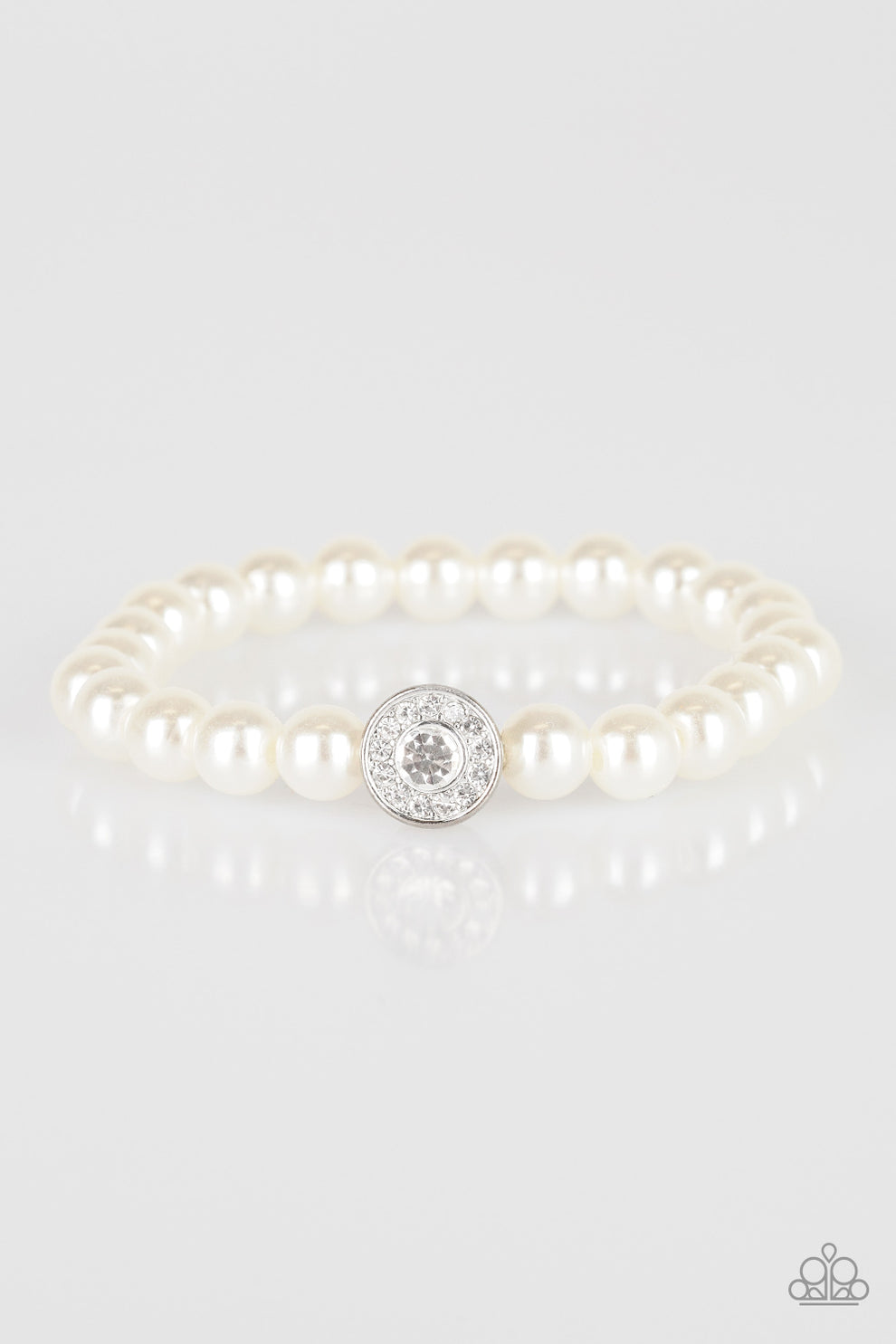 Follow my lead white bracelet