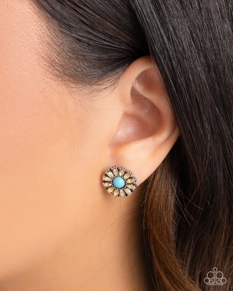 Santa Fe Showcase - Yellow (Turquoise) Post Earring