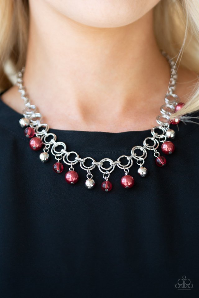 Necklace ~ Fiercely Fancy - Red