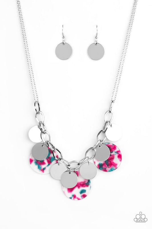 Necklace ~ Confetti Confection - Pink
