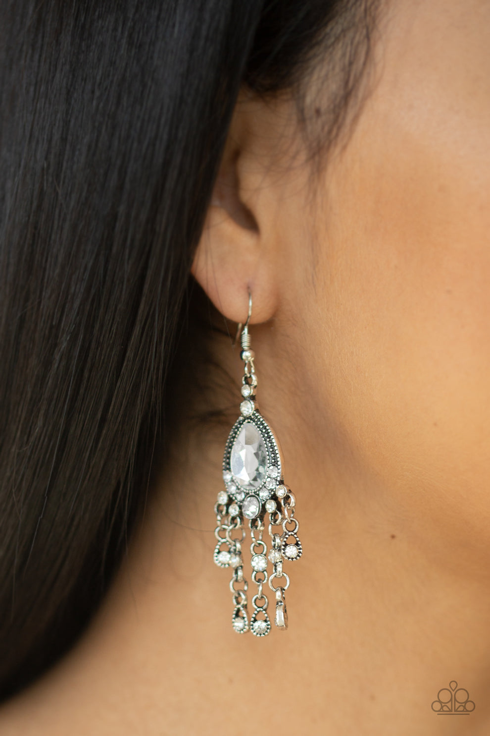 Earring ~ Bling Bliss - White