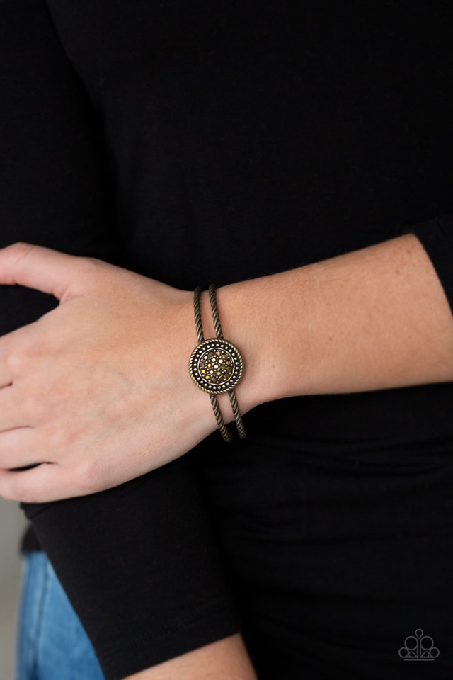 Bracelet ~ Definitely Dazzling - Brass